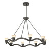 Crystorama - VNC-6508-NB - LED Chandelier - Vance - Bronze Noir