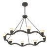 Crystorama - VNC-6508-NB - LED Chandelier - Vance - Bronze Noir