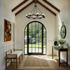 Crystorama - VNC-6508-NB - LED Chandelier - Vance - Bronze Noir
