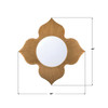 Crystorama - TUL-M100-BB - Mirror - Tullos - Burnished Brass