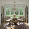 Crystorama - ROS-A1009-AG-CL-MWP - Nine Light Chandelier - Roslyn - Aged Brass