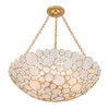 Crystorama - PAL-525-GA - Six Light Chandelier - Palla - Antique Gold