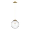 Crystorama - ORY-1007-AG-CL - One Light Pendant - Orly - Aged Brass