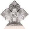 Crystorama - ORY-1001-PN-WH - One Light Wall Sconce - Orly - Polished Nickel