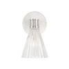 Crystorama - LOT-701-PN - One Light Wall Sconce - Lotus - Polished Nickel