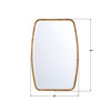 Crystorama - LIN-M400-WD - Mirror - Lindee - Wood Veneer