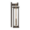 Crystorama - LDL-902-TZ-TG - Two Light Outdoor Wall Sconce - Lendel - Twilight Bronze + Textured Gold