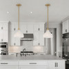 Crystorama - LAY-303-LG - One Light Pendant - Layton - Luxe Gold