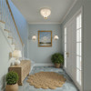 Crystorama - LAY-300-LG - Three Light Semi Flush Mount - Layton - Luxe Gold