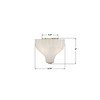 Crystorama - LAY-300-LG - Three Light Semi Flush Mount - Layton - Luxe Gold