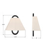 Crystorama - JOJ-801-VG-MK - One Light Wall Sconce - Jojo - Vibrant Gold