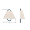 Crystorama - JOJ-801-VG-BL - One Light Wall Sconce - Jojo - Vibrant Gold