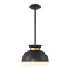 Crystorama - GID-4015-MK-VG - Two Light Pendant - Gidget - Matte Black + Vibrant Gold