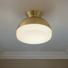 Crystorama - GID-4003-VG - Two Light Flush Mount - Gidget - Vibrant Gold