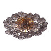 Crystorama - ESM-4000-AG-SM - Six Light Semi Flush Mount - Esme - Aged Brass