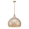 Crystorama - DRB-7005-SG - Five Light Pendant - Darby - Soft Gold