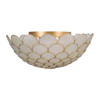 Crystorama - DRB-7000-SG - Three Light Semi Flush Mount - Darby - Soft Gold