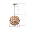 Crystorama - COR-7105-SG - One Light Chandelier - Cora - Soft Gold