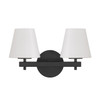 Crystorama - COL-202-BK - Two Light Wall Sconce - Colton - Black