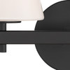 Crystorama - COL-202-BK - Two Light Wall Sconce - Colton - Black