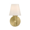Crystorama - COL-201-VG - One Light Wall Sconce - Colton - Vibrant Gold