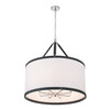 Crystorama - CAL-2408-PN - Eight Light Pendant - Callahan - Polished Nickel