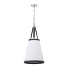 Crystorama - CAL-2404-PN - Three Light Pendant - Callahan - Polished Nickel