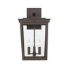 Crystorama - BEL-A8063-TZ - Three Light Outdoor Wall Sconce - Belmont - Twilight Bronze