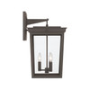 Crystorama - BEL-A8063-TZ - Three Light Outdoor Wall Sconce - Belmont - Twilight Bronze