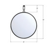 Crystorama - AST-M860-MK - Mirror - Alston - Matte Black