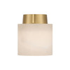 Crystorama - AME-400-AG - One Light Semi Flush Mount - Acme - Aged Brass