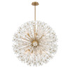 Crystorama - ADL-512-AG-CL - 12 Light Chandelier - Adley - Aged Brass