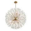 Crystorama - ADL-512-AG-CL - 12 Light Chandelier - Adley - Aged Brass