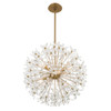 Crystorama - ADL-506-AG-CL - Six Light Chandelier - Adley - Aged Brass