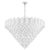 Crystorama - ADD-329-CH-WH - 40 Light Chandelier - Addis - Polished Chrome