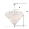 Crystorama - ADD-329-CH-WH - 40 Light Chandelier - Addis - Polished Chrome