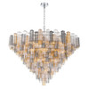 Crystorama - ADD-329-CH-AU - 40 Light Chandelier - Addis - Polished Chrome