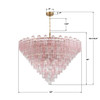Crystorama - ADD-329-AG-SP - 40 Light Chandelier - Addis - Aged Brass