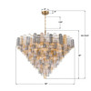 Crystorama - ADD-329-AG-AU - 40 Light Chandelier - Addis - Aged Brass