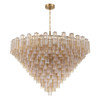 Crystorama - ADD-329-AG-AM - 40 Light Chandelier - Addis - Aged Brass