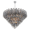 Crystorama - ADD-327-CH-SM - 28 Light Chandelier - Addis - Polished Chrome