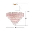 Crystorama - ADD-327-AG-SP - 28 Light Chandelier - Addis - Aged Brass