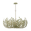 Crystorama - 569-CT - 12 Light Chandelier - Broche - Champagne Green Tea