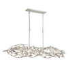 Crystorama - 567-SA - Six Light Linear Chandelier - Broche - Antique Silver