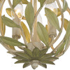 Crystorama - 565-CT_CEILING - Three Light Semi Flush Mount - Broche - Champagne Green Tea