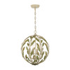 Crystorama - 504-CT - Four Light Chandelier - Broche - Champagne Green Tea