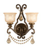 Crystorama - 7502-BU-GT-S - Two Light Wall Sconce - Norwalk - Bronze Umber