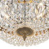 Crystorama - 716-OB-CL-MWP - Three Light Flush Mount - Waltham - Olde Brass