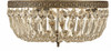 Crystorama - 714-OB-GT-MWP - Three Light Flush Mount - Waltham - Olde Brass
