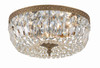 Crystorama - 714-OB-CL-MWP - Three Light Flush Mount - Waltham - Olde Brass